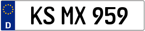 Truck License Plate